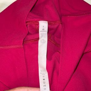 Raspberry Lululemon size 8 align leggings